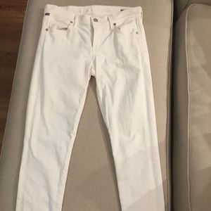Citizens of Humanity White Denim Skinny Jeans